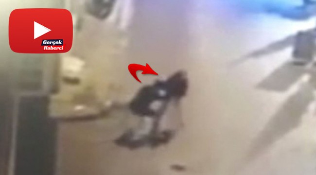 Beyoğlu'nda kapkaç anı kamerada
