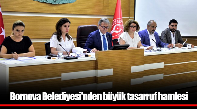Bornova Belediyesi'nden büyük tasarruf hamlesi