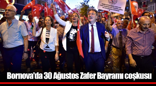 Bornova'da 30 Ağustos Zafer Bayramı coşkusu