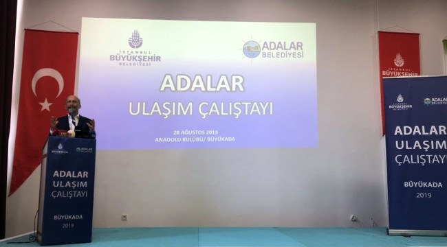 Büyükada'daki ulaşım çalıştayında fayton tartışması