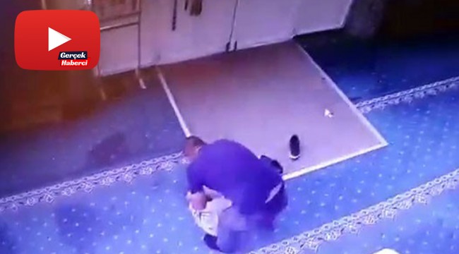 Camilere dadanan hırsız kamerada