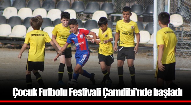 Çocuk Futbolu Festivali Çamdibi'nde başladı