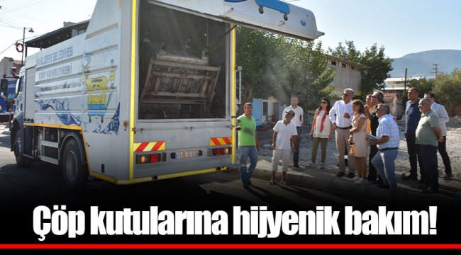 Çöp kutularına hijyenik bakım!