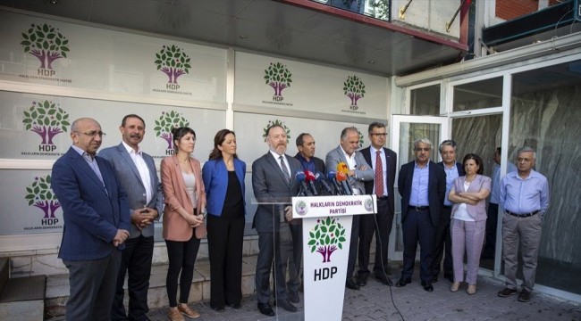 DİSK, KESK, TMMOB ve TTB'den HDP'ye destek ziyareti