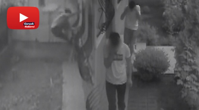 Evlere dadan hırsızlar önce kameraya sonra polise yakalandı