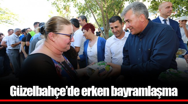 Güzelbahçe’de erken bayramlaşma