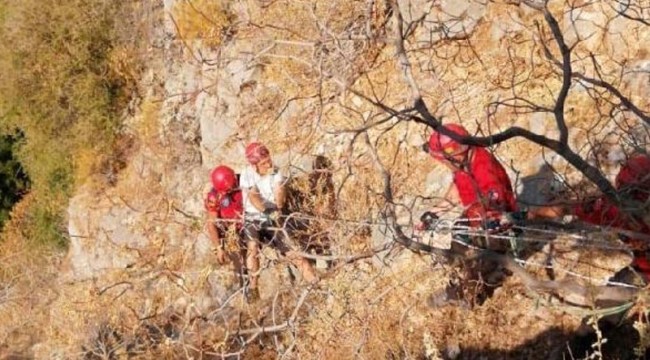 Kelebekler Vadisi'nde mahsur kalan Fransız müsteşar kurtarıldı