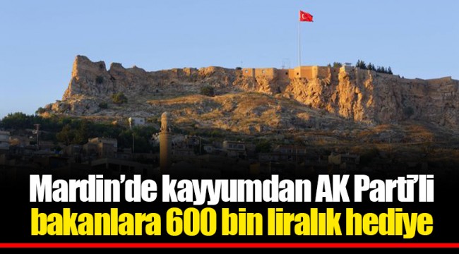 Mardin’de kayyumdan AK Parti’li bakanlara 600 bin liralık hediye