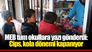 MEB tüm okullara yazı gönderdi: Cips, kola dönemi kapanıyor