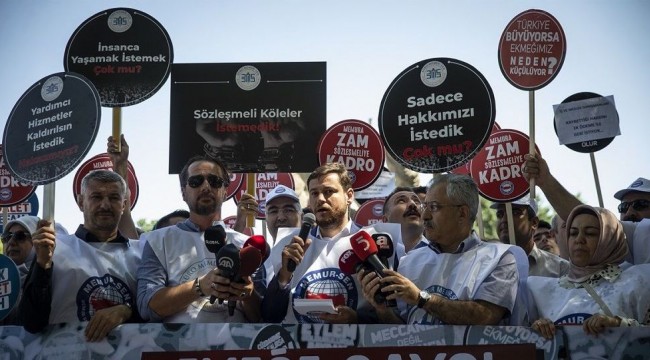 Memur-Sen'den 'Emeğe Saygı, Adalete Davet' eylemi: Biz bu ülkenin alın teriyiz