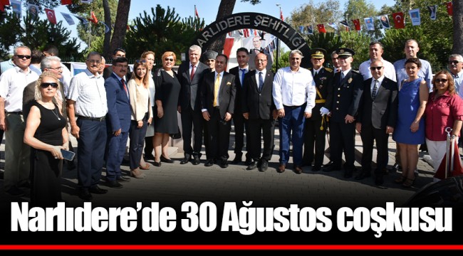 Narlıdere’de 30 Ağustos coşkusu