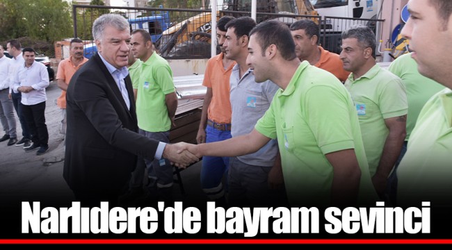 Narlıdere'de bayram sevinci