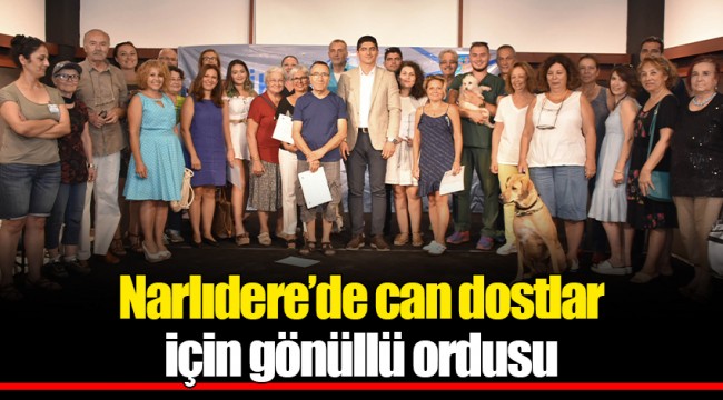 Narlıdere’de can dostlar için gönüllü ordusu