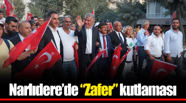 Narlıdere’de “Zafer” kutlaması