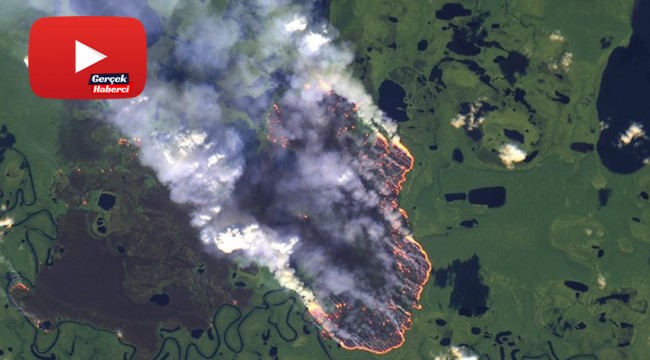 NASA, Amazon yangınlarını uzaydan görüntüledi