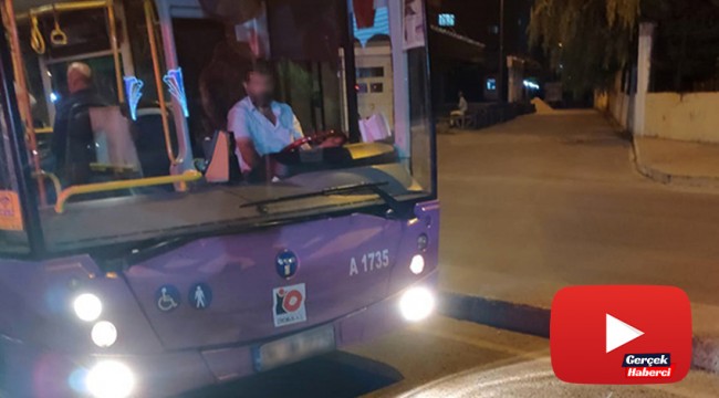 Otobüs şoförü tartıştığı yolcunun üzerine yürüdü