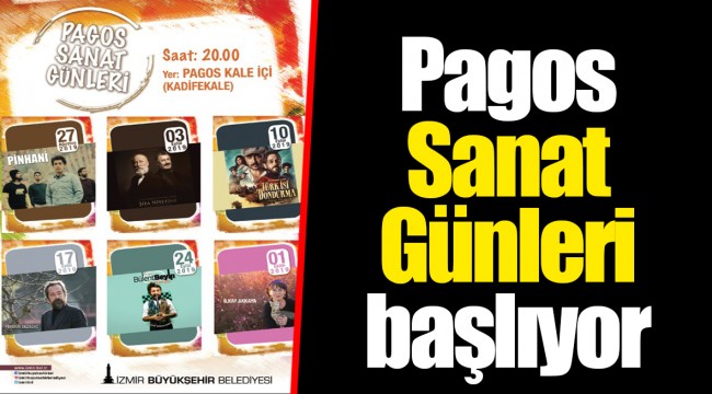 Pagos Sanat Günleri başlıyor