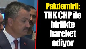 Pakdemirli: THK CHP ile birlikte hareket ediyor