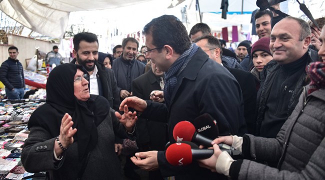 'Sana börek yaparım ama oy vermem' diyen teyze, İmamoğlu'na kete yaptı