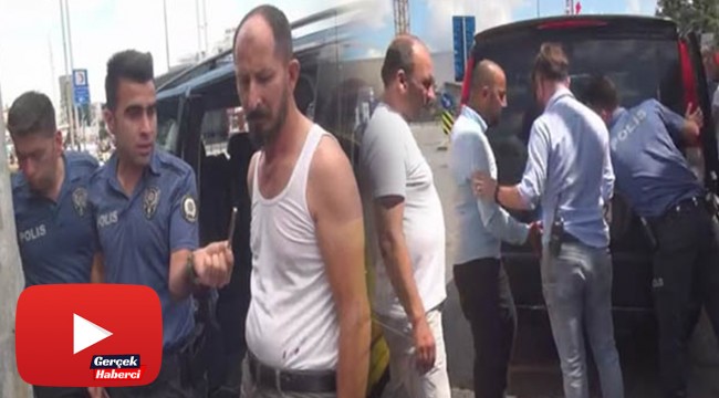 Seyyar satıcıyla minibüs şoförü arasında arbede
