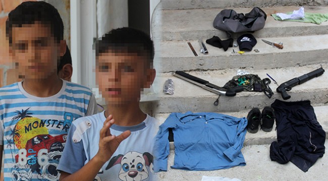 Sokakta bulunan silahlar faciaya neden oluyordu