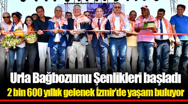 Urla Bağbozumu Şenlikleri başladı