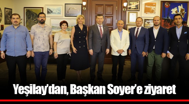 Yeşilay’dan, Başkan Soyer’e ziyaret