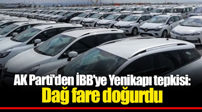 AK Parti'den İBB'ye Yenikapı tepkisi: Dağ fare doğurdu