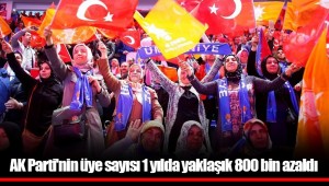 AK Parti'nin üye sayısı 1 yılda yaklaşık 800 bin azaldı