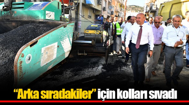 "Arka sıradakiler" için kolları sıvadı