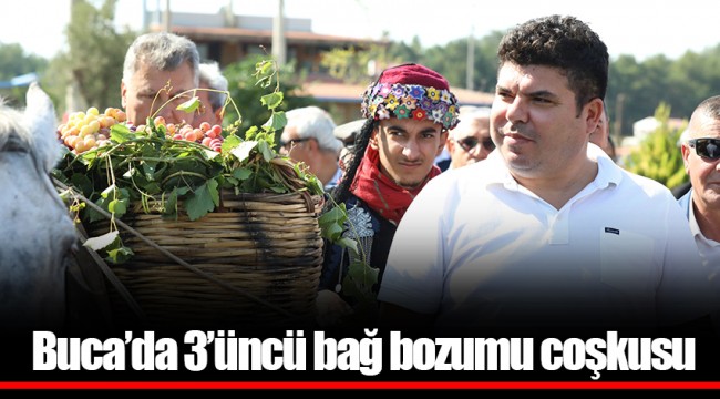 Buca’da 3’üncü bağ bozumu coşkusu