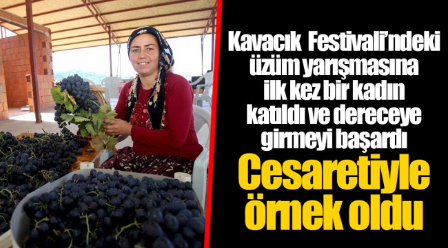 Cesaretiyle örnek oldu