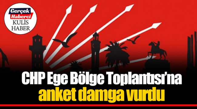 CHP Ege Bölge Toplantısı’na anket damga vurdu