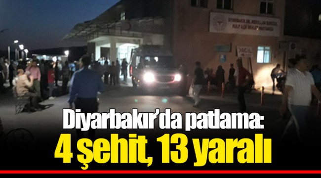 Diyarbakır'ın Kulp ilçesinde patlama: 4 şehit, 13 yaralı