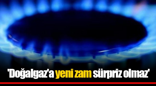 'Doğalgaz'a yeni zam sürpriz olmaz'