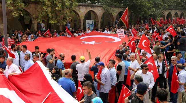 Doğu ve güneydoğu illerinde 'Teröre lanet, kardeşliğe davet' yürüyüşleri yapıldı