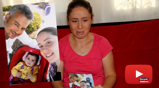 Eşinin dönmesini gözyaşları içinde bekliyor