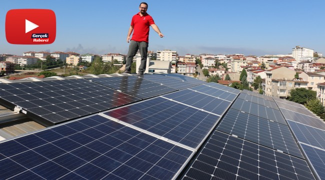 Evinin çatısında ürettiği elektriği dağıtım şirketlerine satıyor