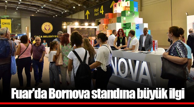 Fuar'da Bornova standına büyük ilgi