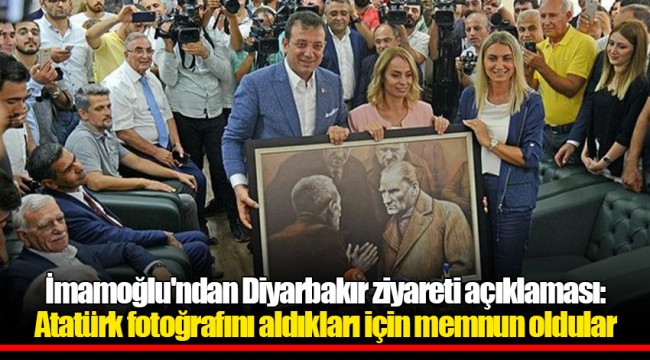 İmamoğlu'ndan Diyarbakır ziyareti açıklaması: Atatürk fotoğrafını aldıkları için memnun oldular