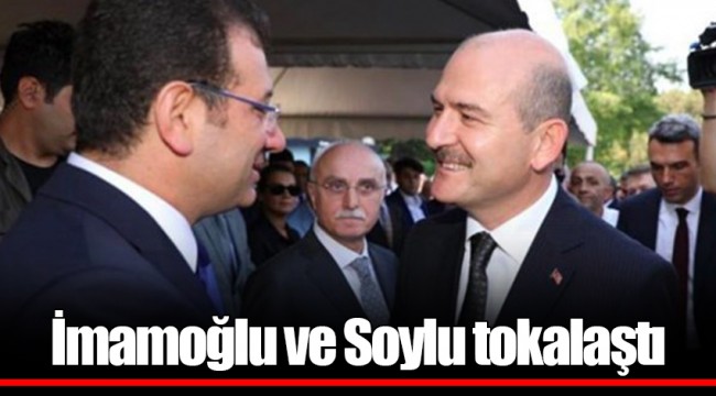 İmamoğlu ve Soylu tokalaştı