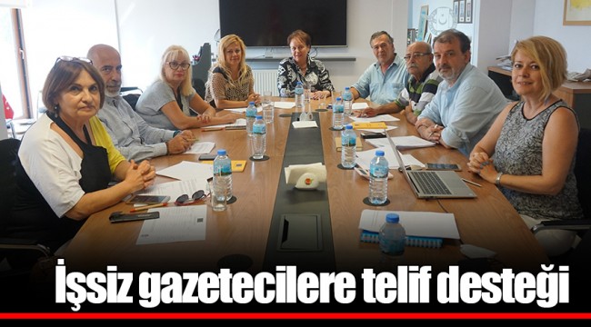 İşsiz gazetecilere telif desteği