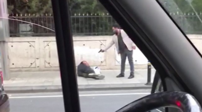 İstanbul'da silahlı dehşet kamerada