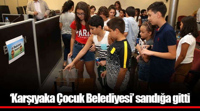 ‘Karşıyaka Çocuk Belediyesi’ sandığa gitti