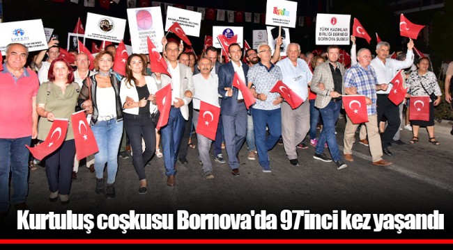 Kurtuluş coşkusu Bornova'da 97'inci kez yaşandı
