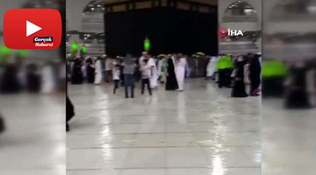 Mekke'de yağmur bereketi