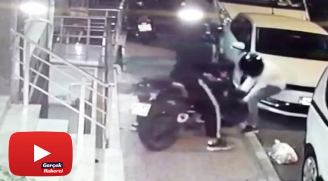 Motosikleti önce test etti, sonra çalıp gitti