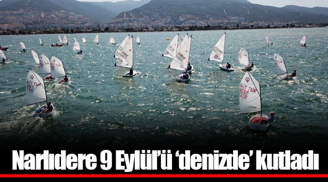 Narlıdere 9 Eylül’ü ‘denizde’ kutladı
