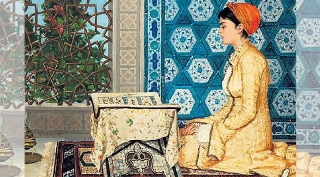 Osman Hamdi Bey'in 'Kur'an Okuyan Kız' tablosu 44 milyon liraya satıldı