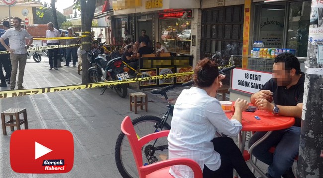 Sokakta iki kişi vuruldu, onlar börek yemeye devam etti
